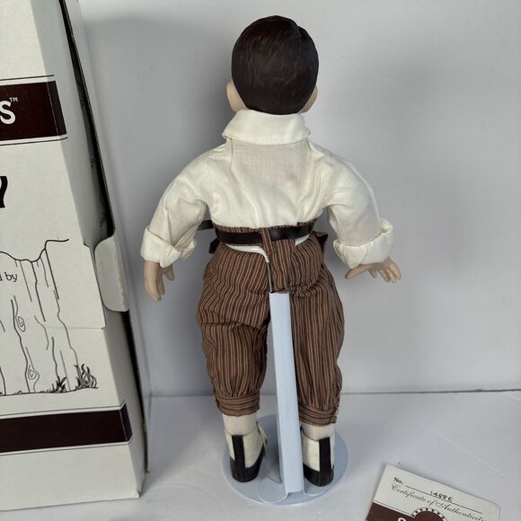 The Little‎ Rascals SPANKY Porcelain Doll The Hamilton Collection 1993 With Box - Picture 13 of 15